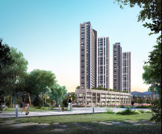 빌리브 파크뷰 투시도. <신세계건설 제공>